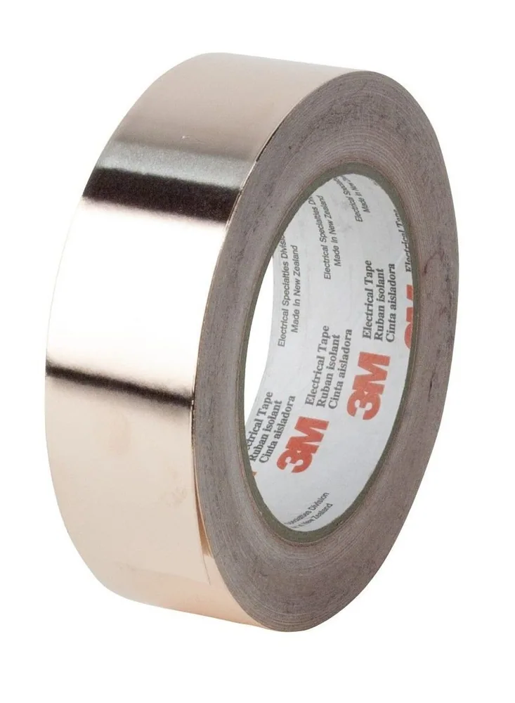 Cinta de Blindaje EMI de Lámina de Cobre 3M™ 1194, 1 in x 36 yd (25,40 mm x 33 m)