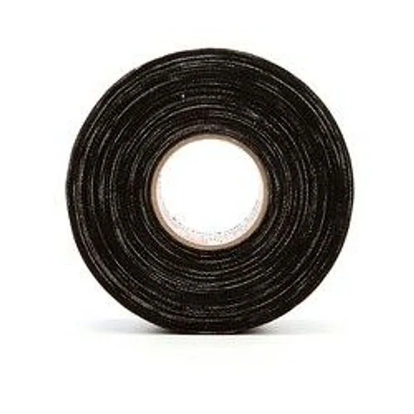 Cinta de Fricción de Algodón 3M™ Temflex™ 1755, 1-1/2 pulgadas x 82-1/2 ft, Negro