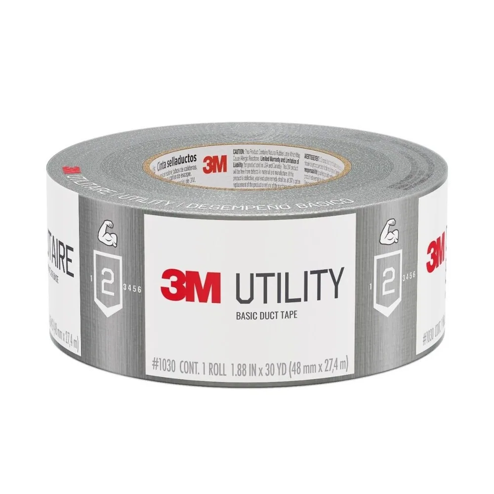 3M™ Cinta Ducto Básica 1030, 1.88 in x 30 yd (48 mm x 27.4 m)