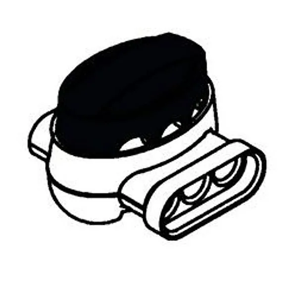 3M™ Scotchlok™ Conector IDC Eléctrico 316IR, Coleta, Aplicaciones de Riego, Negro/Blanco, 22-16 AWG, 30 por cartón