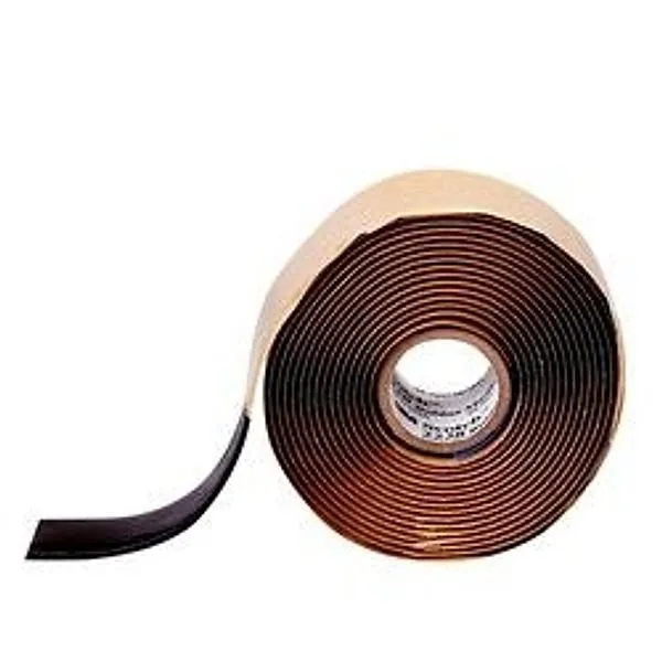 Cinta de Mástique de Hule Scotch® 2228, 1 in x 10 ft, NEGRO