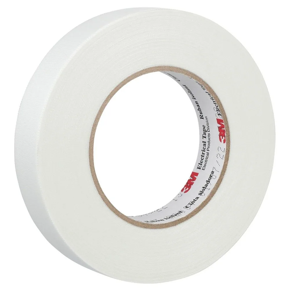 3M™ Cinta Eléctrica de Tela de Vidrio 79, 1 in x 60 yd, Blanco