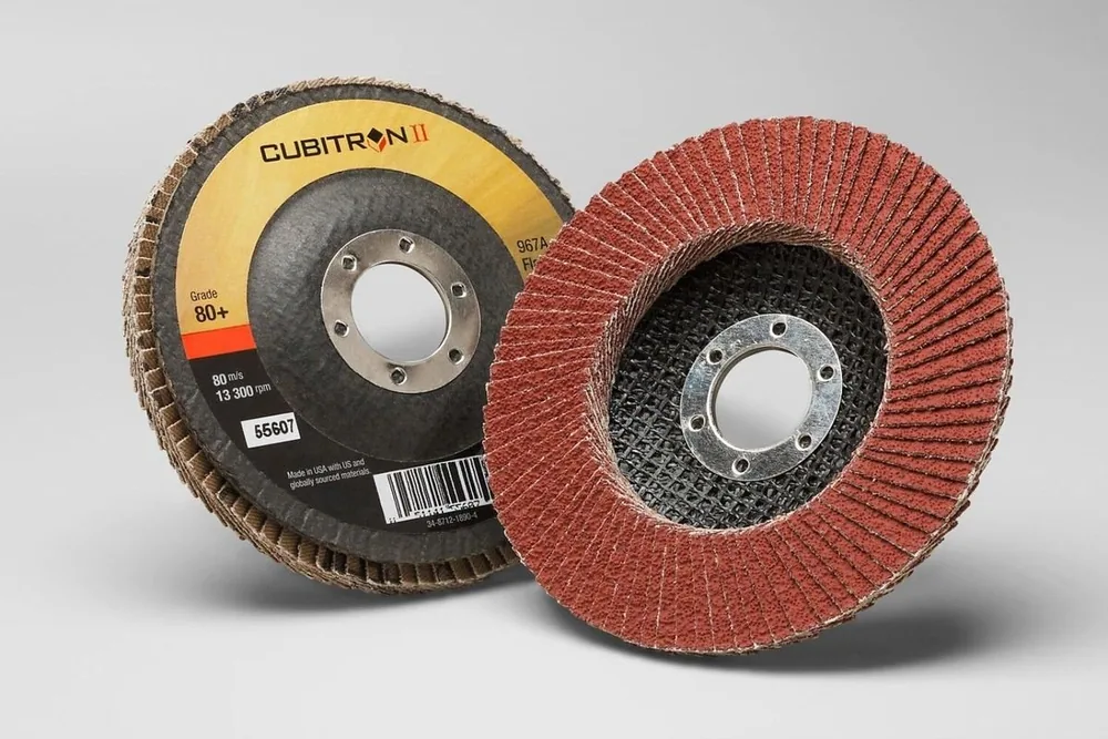 Disco de láminas 3M™ Cubitron™ II, 967A, 80+, T27, 4-1/2 in x 7/8 in
