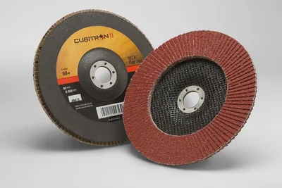3M™ Cubitron™ II Flap Disc 967A, 80+, T27, 7 in x 7/8 in