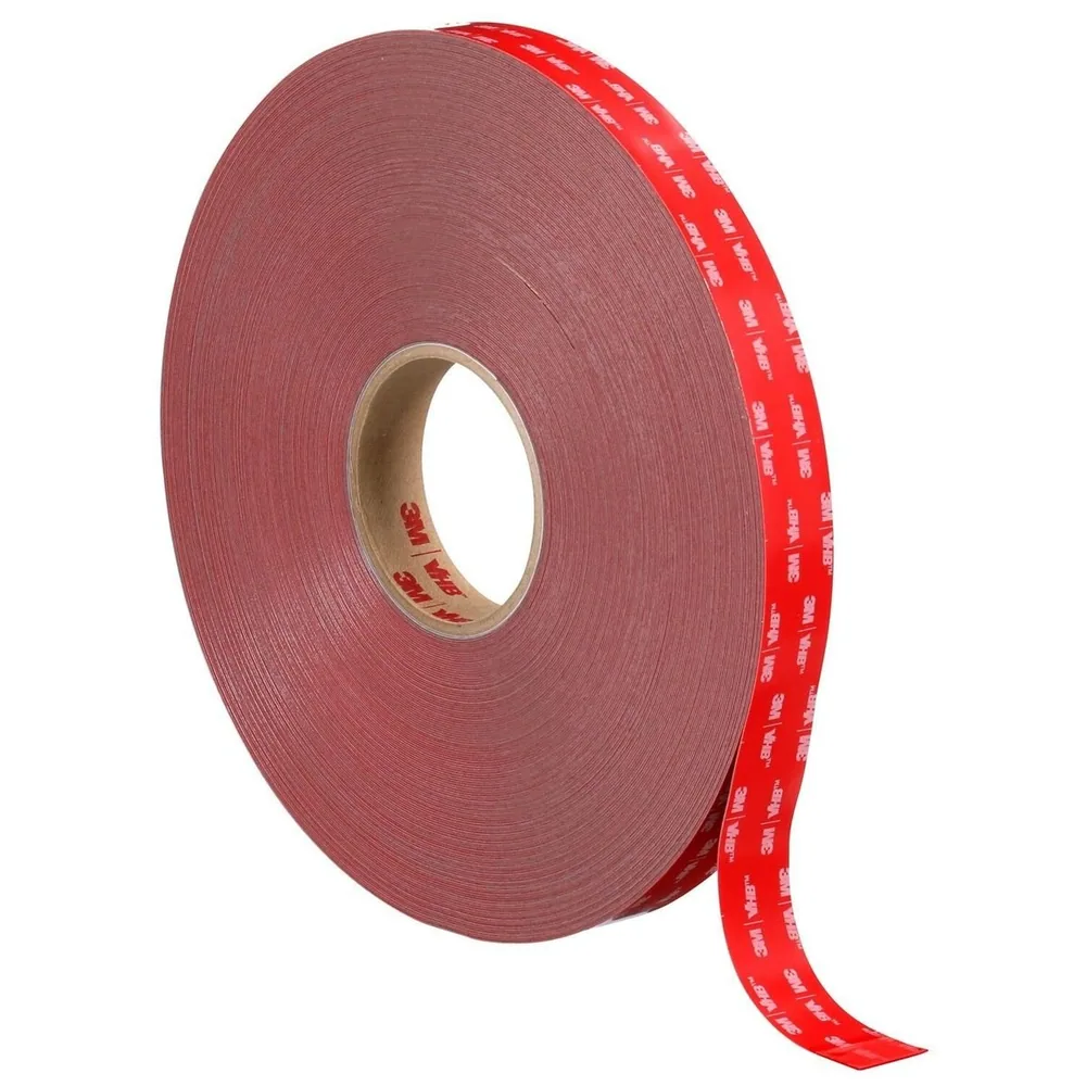 Cinta VHB™ 3M™ 4991, Gris, 1 in x 36 yd, 90 mil