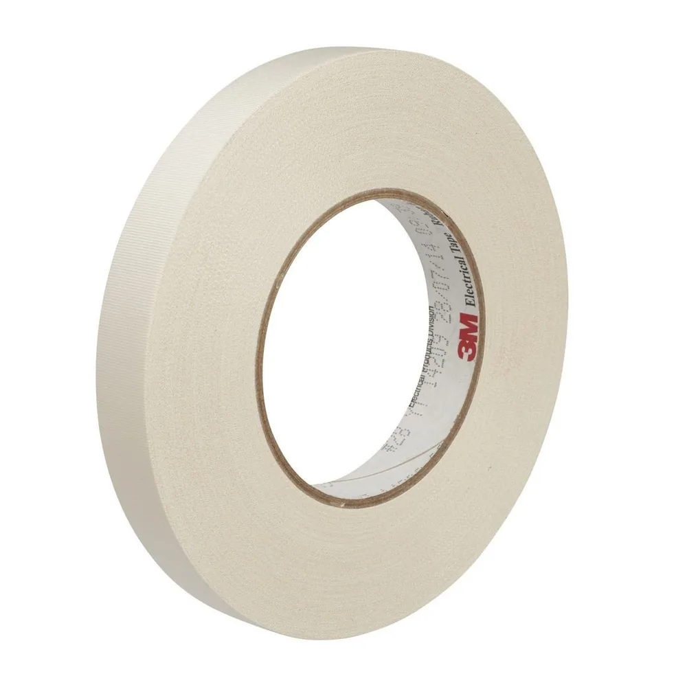 3M™ Cinta eléctrica de tela acetato 28, 2 in x 72 yd, núcleo de papel de 3 in