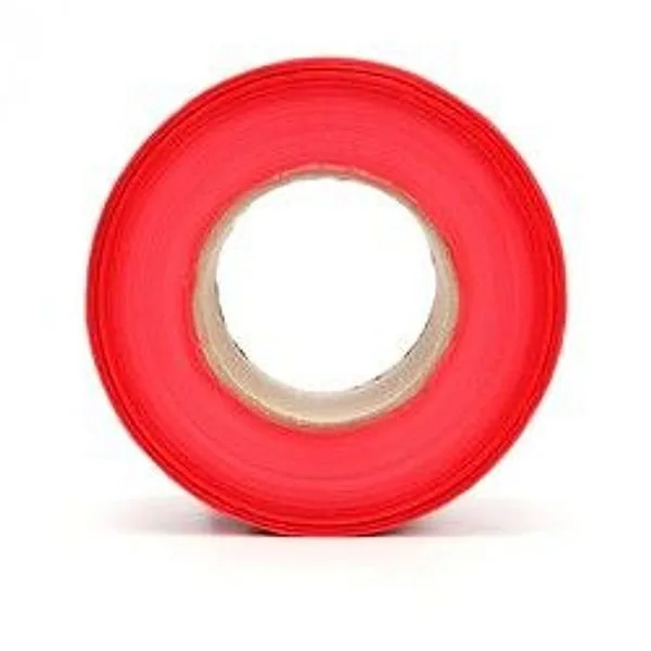 Cinta de Barricada Scotch® 357, PELIGRO, 3 in x 1000 ft, Rojo