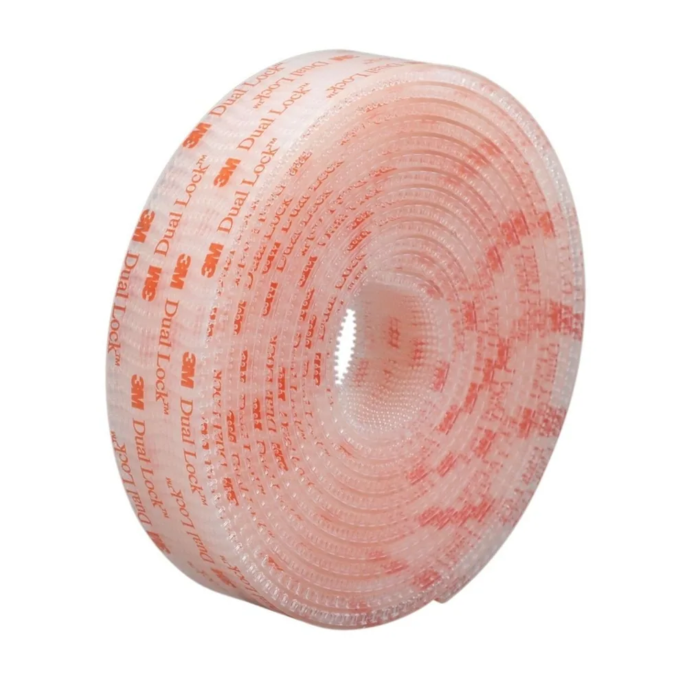 3M™ Cierre Reclosable Dual Lock™ SJ3561, Transparente, 2 in x 50 yd, Tipo 400