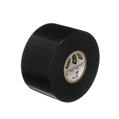 Scotch® Cinta de Aislar de Vinil Super 88, 1-1/2 in x 44 ft, Negro, Núcleo de 1 in