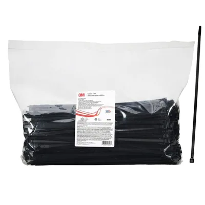 3M™ Cable Tie CT15BK120-D, Black 120 lb, 500/Bag