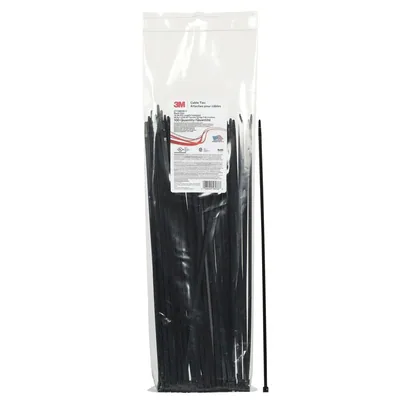 3M™ Cable Tie CT15BK50-C, Black 15 inch 50 lb, 100/Bag