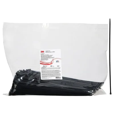 3M™ Cable Tie CT15BK50-D, Black 15 inch 50 lb, 500/Bag