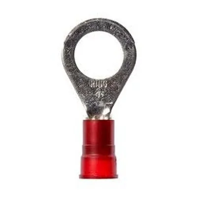 3M™ Scotchlok™ Ring Nylon Insulated, MN8-14R/SX, standard-style ring tongue fits around the stud