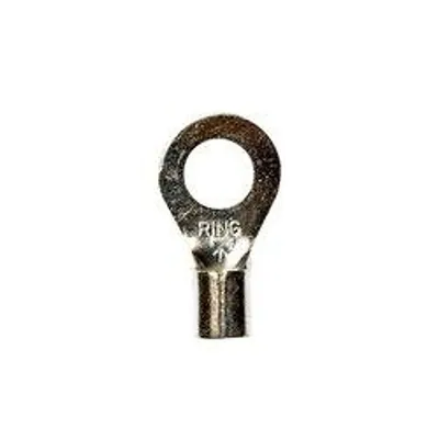 3M™ Scotchlok™ Ring Non-Insulated, M8-516RX, standard-style ring tongue fits around the stud