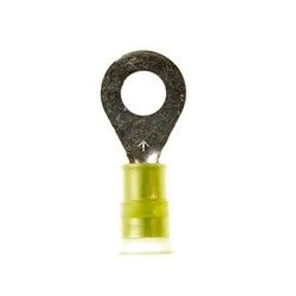3M™ Scotchlok™ Terminal de ojillo aislado con nylon, 50/botella, MNG10-14R/SX, lengüeta tipo ojillo estándar se ajusta alrededor del birlo