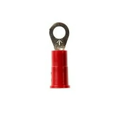 3M™ Scotchlok™ Ring Vinyl Insulated, 100/bottle, MV18-6R/SX, standard-style ring tongue fits around the stud