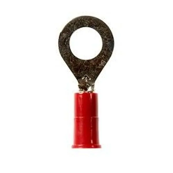 3M™ Scotchlok™ Terminal de Ojillo Aislado con Vinil, MV18-14R/SX, terminal de ojillo estilo estándar se ajusta alrededor del birlo