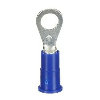 3M™ Scotchlok™ Ring Vinyl Insulated, MV14-10R/LX, standard-style ring tongue fits around the stud