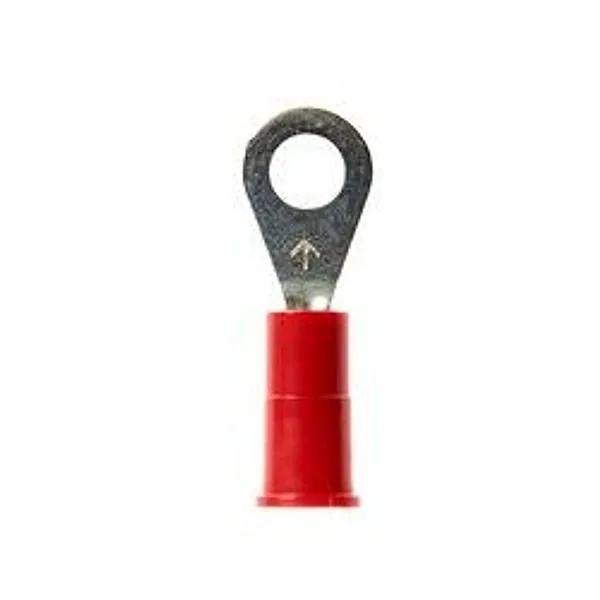 3M™ Scotchlok™ Terminal de Ojillo Aislado con Vinil, MVU18-8R/SX, terminal de ojillo estilo estándar se ajusta alrededor del birlo