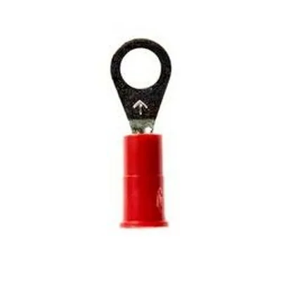 3M™ Scotchlok™ Ring Vinyl Insulated, MVU18-10RX, standard-style ring tongue fits around the stud