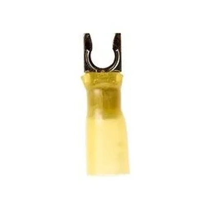 3M™ Scotchlok™ Terminal de horquilla con bloqueo termocontráctil, MH10-10FLX, lengüeta tipo resorte se ajusta firmemente alrededor del birlo