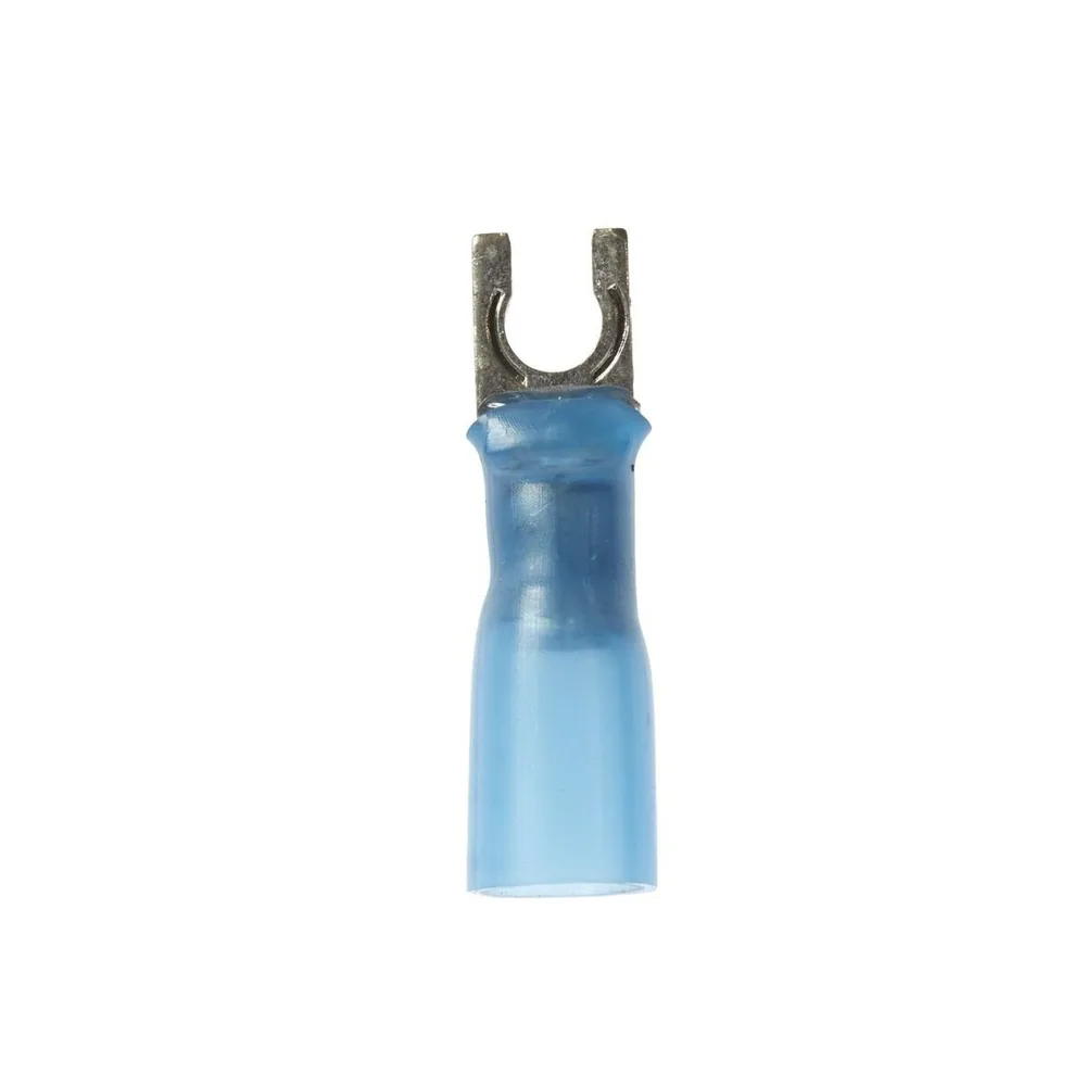 3M™ Scotchlok™ Terminal de horquilla con bloqueo termocontráctil, MH14-6FLX, lengüeta tipo resorte se ajusta firmemente alrededor del birlo