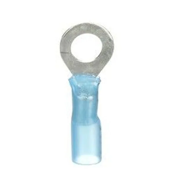 3M™ Scotchlok™ Ring Heatshrink, MH14-14R/SX, standard-style ring tongue fits around the stud