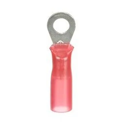 3M™ Scotchlok™ Terminal de Ojillo Tubo Termocontráctil, MH18-8R/LX, terminal de ojillo estilo estándar se ajusta alrededor del birlo