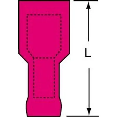 3M™ Scotchlok™ Female Disconnect Nylon Insulated, MNGI18-250DFIX