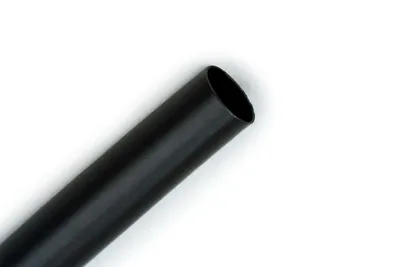 3M™ Tubo Termocontráctil Pared Delgada FP-301-3/8-48"-Negro-Hdr-12 Pzs, palos de 48 in de largo con etiqueta de encabezado