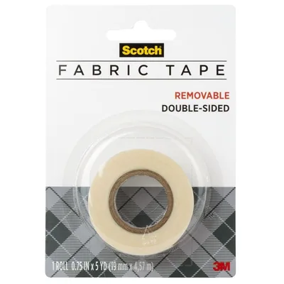 Scotch® Removable Fabric Tape FTR-1-CFT, 3/4 in x 180 in
