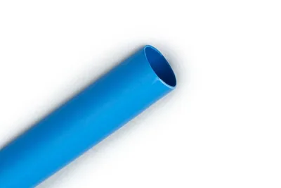 3M™ Tubo Termocontráctil Pared Delgada FP-301-3/8-48"-Azul-125 Pzs, palos de 48 in de largo, 3M Cat.#: FP0.375BU48"L