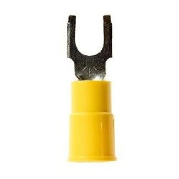 Terminal de Horquilla de Bloque Aislada con Vinil 3M™ Highland™ BFV10-10Q, AWG 12-10