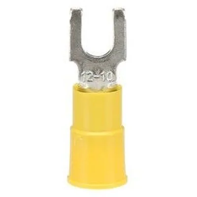 Terminal de Horquilla de Bloque Aislada con Vinil 3M™ Highland™ BFV10-8Q, AWG 12-10