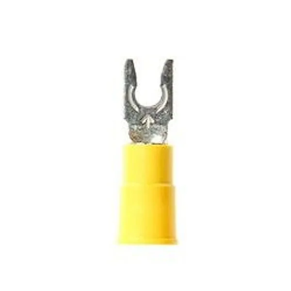 Terminal de Horquilla con Bloqueo Aislada con Vinil 3M™ Highland™ LFV10-8Q, AWG 12-10