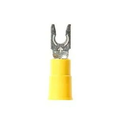 Terminal de Horquilla con Bloqueo Aislada con Vinil 3M™ Highland™ LFV10-8Q, AWG 12-10