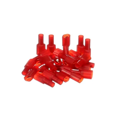Terminal Conector Rápido Macho Completamente Aislada de Nylon 3M™ Highland™ MTI18-187Q, AWG 22-18