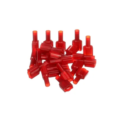 Terminal Conector Rápido Macho Completamente Aislada de Nylon 3M™ Highland™ MTI18-250Q, AWG 22-18