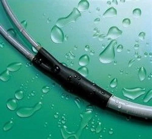 3M™ Tubo Termocontráctil Pared Delgada EPS-300, Adhesivo Forrado, 3/8-6"-Negro, Piezas de 6 in de largo