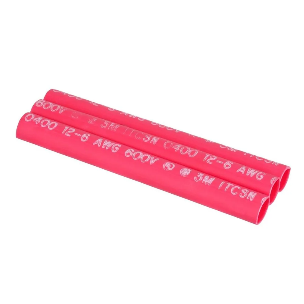 3M™ Manga Termocontráctil de Pared Gruesa para Cable ITCSN-0400, Rojo, piezas de Longitud 6 in