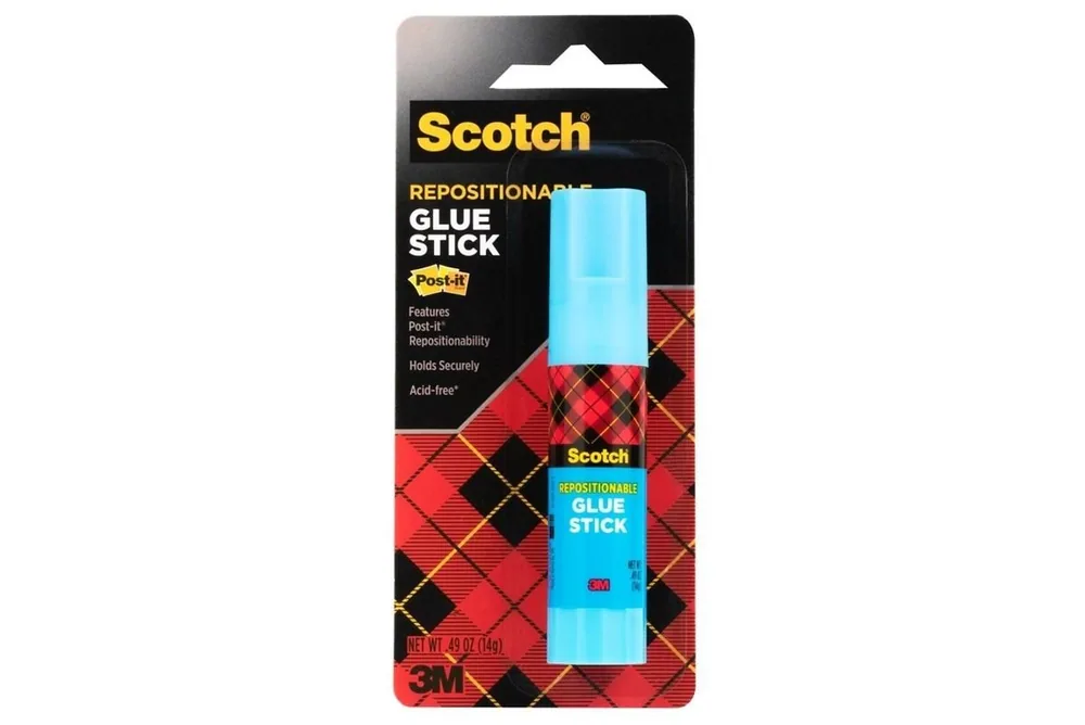 Barra de Pegamento Scotch® Resticable, 6314, .49 oz