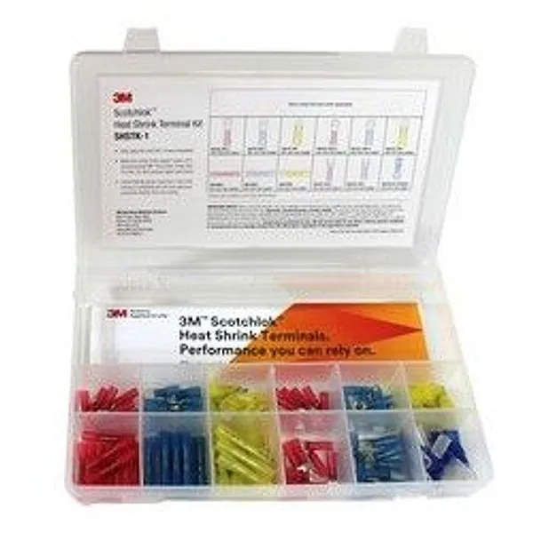 3M™ Scotchlok™ Kit de terminal termocontráctil de calor SHSTK-1, 120 piezas