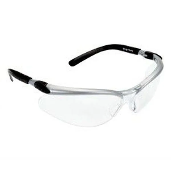 3M™ Lentes de Seguridad BX™ 11380-00000-20, Lente Transparente Antiniebla, Marco Plateado/Negro