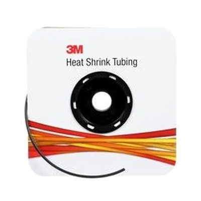 3M™ Tubo Termocontráctil Pared Delgada FP-301-1/8-Negro-100': Carrete de 100 ft de largo