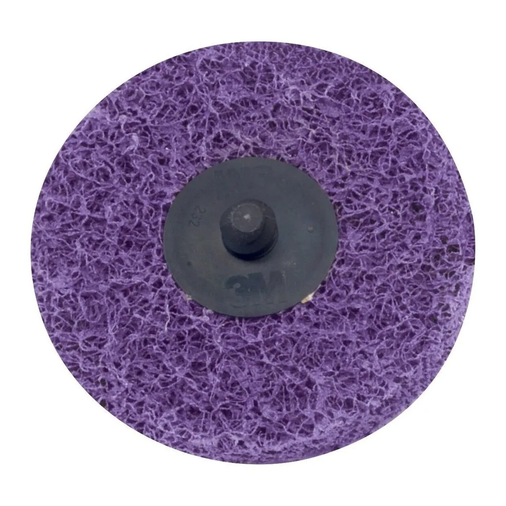 Scotch-Brite™ Roloc™ HS Blend and Finish Disc, TR, 2 in x NH A MED