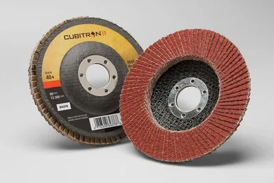 3M™ Cubitron™ II Flap Disc 969F, 40+, T27, 4-1/2 in x 7/8 in