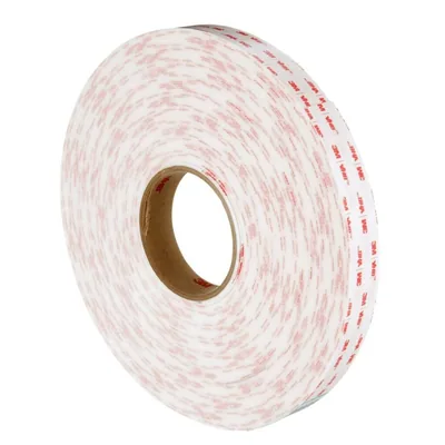 3M™ VHB™ Tape 4950, White, 1/2 in x 36 yd, 45 mil, Small Pack