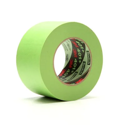 Cinta de Enmascaramiento de Alto Rendimiento 3M™ 401+, Verde, 72 mm x 55 m, 6,7 mil