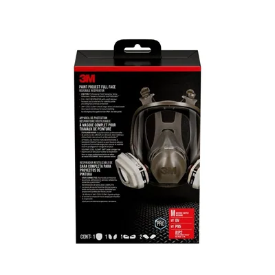 3M™ Full Face Paint Project Respirator, 68P71P1-DC, Size Medium