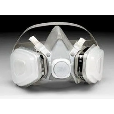 3M™ Ensamble Respirador Desechable de Media Careta 52P71, Vapor Orgánico/Protección Respiratoria P95, Mediano